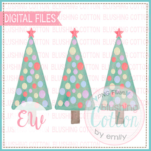 DOTTED TREES TRIO BCEW