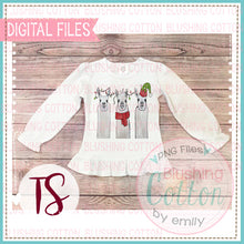 Load image into Gallery viewer, ARB RUFFLE LONG SLEEVE GIRLS TOP MOCK UP LAYOUT PHOTO BCTS