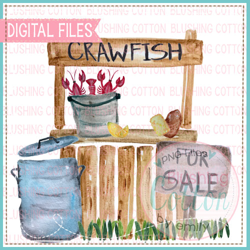 CRAWFISH FOR SALE STAND - BCEH