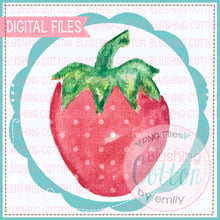 Load image into Gallery viewer, STRAWBERRY SCALLOP WATERCOLOR ART [CLONE]