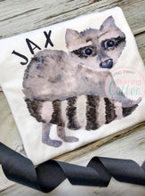 Load image into Gallery viewer, RACCOON WATERCOLOR ART