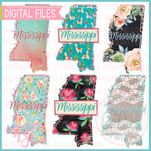 Load image into Gallery viewer, FLORAL STATE BUNDLE MISSISSIPPI