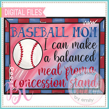 Load image into Gallery viewer, BASEBALL MOM CONCESSION PATRIOTIC   BCBC