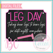 Load image into Gallery viewer, DATE NIGHT BEAR LEGS TO BARE LEGS WITH BACKGROUND BCBC