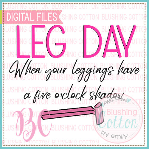 LEG DAY SIMPLE LEGGINGS_BCBC