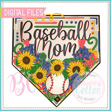 Load image into Gallery viewer, BASEBALL MOM WILDFLOWERS ON BASE   BCBC
