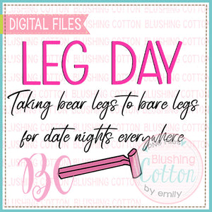 LEG DAY SIMPLE BEAR TO BARE_BCBC