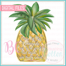 Load image into Gallery viewer, PINEAPPLE PRICKLY BUT SWEET DESIGN  BCBC