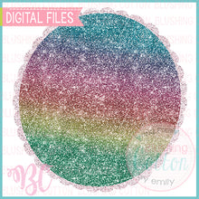 Load image into Gallery viewer, RAINBOW SCALLOP GLITTER PATCH DESIGN   BCBC