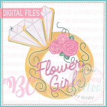 Load image into Gallery viewer, FLOWER GIRL WITH RING FLOWERS BCBC