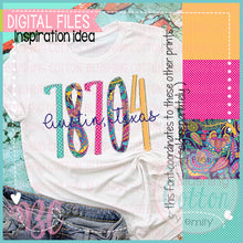 Load image into Gallery viewer, ABTRACT BRIGHT FLORAL IN NAVY PINK GOLD ALPHA AND NUMBER BUNDLE   BCBC
