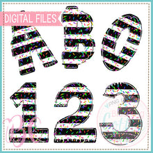 Load image into Gallery viewer, BOLD STRIPES AND SPRINKLES ALPHA AND NUMBER BUNDLE  BCBC