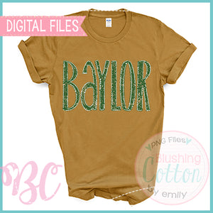 GREEN AND GOLD GLITTER SPARKLE ALPHA NUMBER AND PUNCTUATION  BCBC