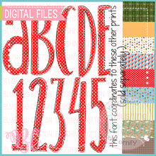 Load image into Gallery viewer, RED AND WHITE POLKA DOT SLIM ALPHA BUNDLE   BCBC