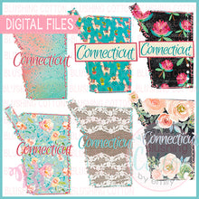 Load image into Gallery viewer, FLORAL STATE BUNDLE CONNECTICUT   BCBC