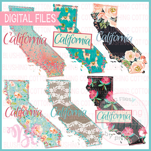 FLORAL STATE BUNDLE CALIFORNIA   BCBC