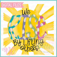 Load image into Gallery viewer, WE RISE BY LIFTING UP DESIGN  2 FOR 1 BUNDLE  BCBC