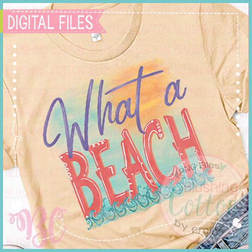 WHAT A BEACH SUMMER SCENE DESIGN   BCBC