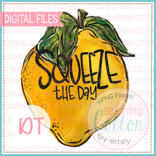 Squeeze The Day Lemon Design   BCDT