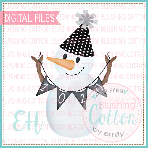 2020 NEW YEAR SNOWMAN   BCEH