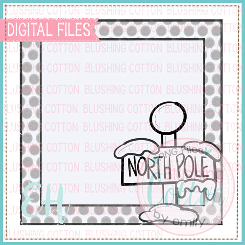 BLACK AND WHITE NORTH POLE TAG BCEH