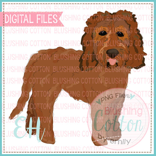 CHOCOLATE DOODLE DOG DESIGN   BCEH