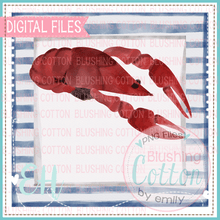 Load image into Gallery viewer, CRAWFISH STRIPE SQUARE DESIGN   BCEH