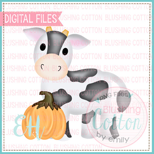Curious Cow Pumpkin Design    BCEH