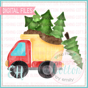 DUMP TRUCK WITH TREES BCEH
