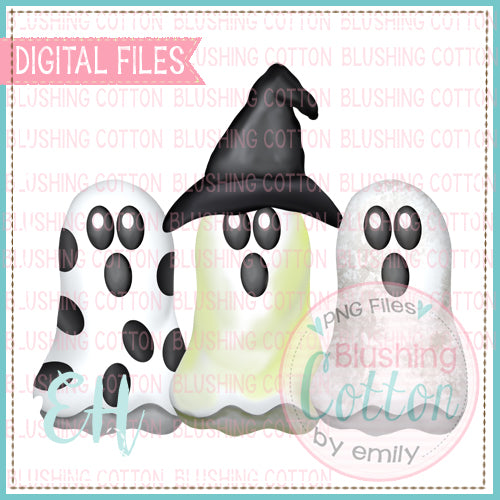 Floating Halloween Ghost Design   BCEH