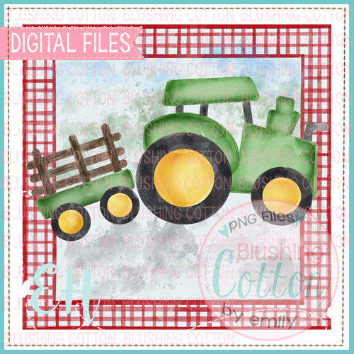 GREEN TRACTOR IN FRAME 2 DESIGN   BCEH