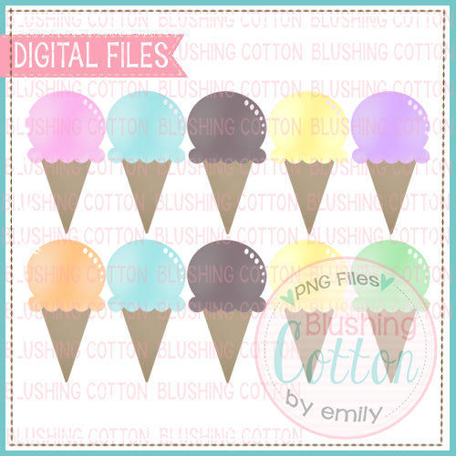 ICE CREAM ROW FOR GIRLS WATERCOLOR DESIGN  BCEH