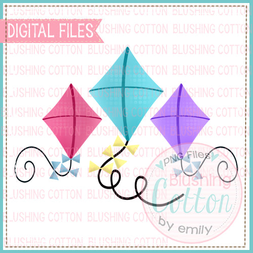 KITE TRIO WATERCOLOR DESIGN  BCEH