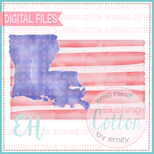 Load image into Gallery viewer, LOUISIANA FLAG DESIGN    BCEH