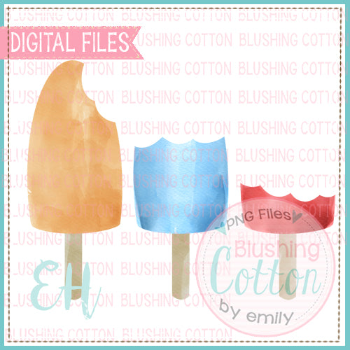 POPSICLE TRIO BITTEN DESIGN   BCEH