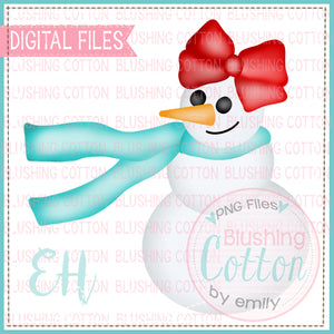 SNOW GIRL WITH FLOWING SCARF BCEH