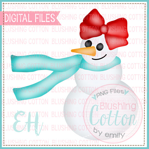 SNOW GIRL WITH FLOWING SCARF BCEH