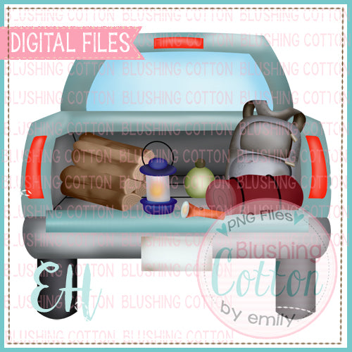 Tailgate Truck Gone Camping Design    BCEH