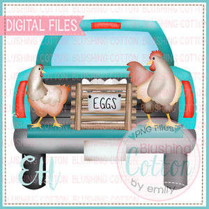 Truck Tailgate Chickens Design   BCEH