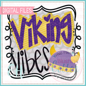 VIBES VIKING PURPLE AND YELLOW WATERCOLOR DESIGNS BCEH