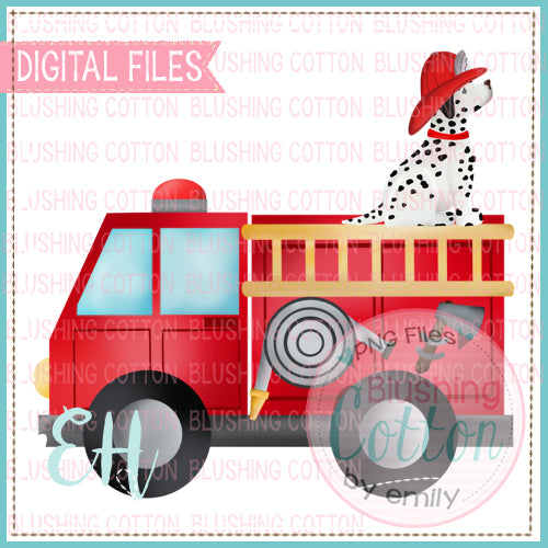 FIRETRUCK WITH DALMATIAN - BCEH