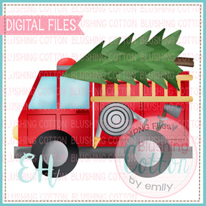 FIRETRUCK WITH TREE - BCEH