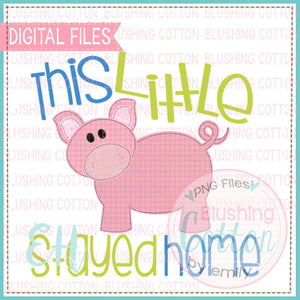 VINTAGE PIGGY STAYED HOME - BCEH