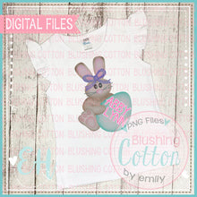 Load image into Gallery viewer, WATERCOLOR EASTER BUNNY GIRL DESIGN  BCEH
