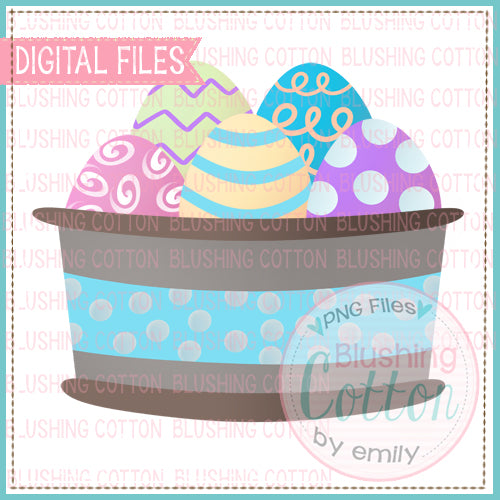 WHACKY EASTER BASKET WATERCOLOR DESIGN BCEH