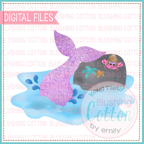 MERMAID TAIL GLITTER DESIGN   BCEH
