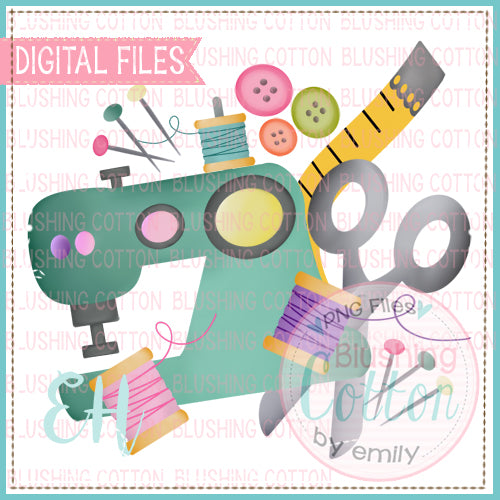 SEW INTO THIS WATERCOLOR PNG BC