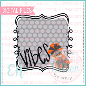 BLANK VIBES ORANGE AND GRAY WATERCOLOR DESIGNS BCEH
