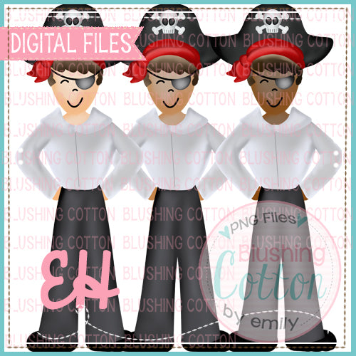 Pirate Boys Trio Design   BCEH