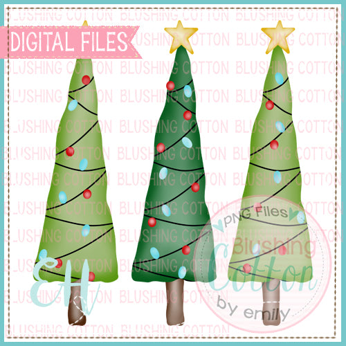 SIMPLE CHRISTMAS TREE TRIO BCEH